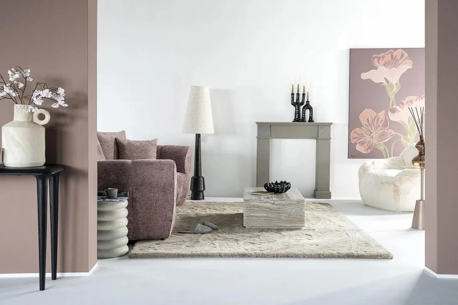 Schaaltje Alba - Zwart - Loft24.nl