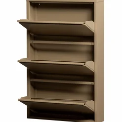Schoenenkast Sabine 3-laags, 103 x 66cm, kleur Zand - Loft24.nl