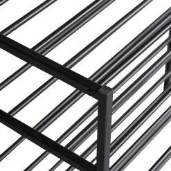 Schoenenrek Ferro Stapel van 4 stuks kleur Zwart - Loft24.nl