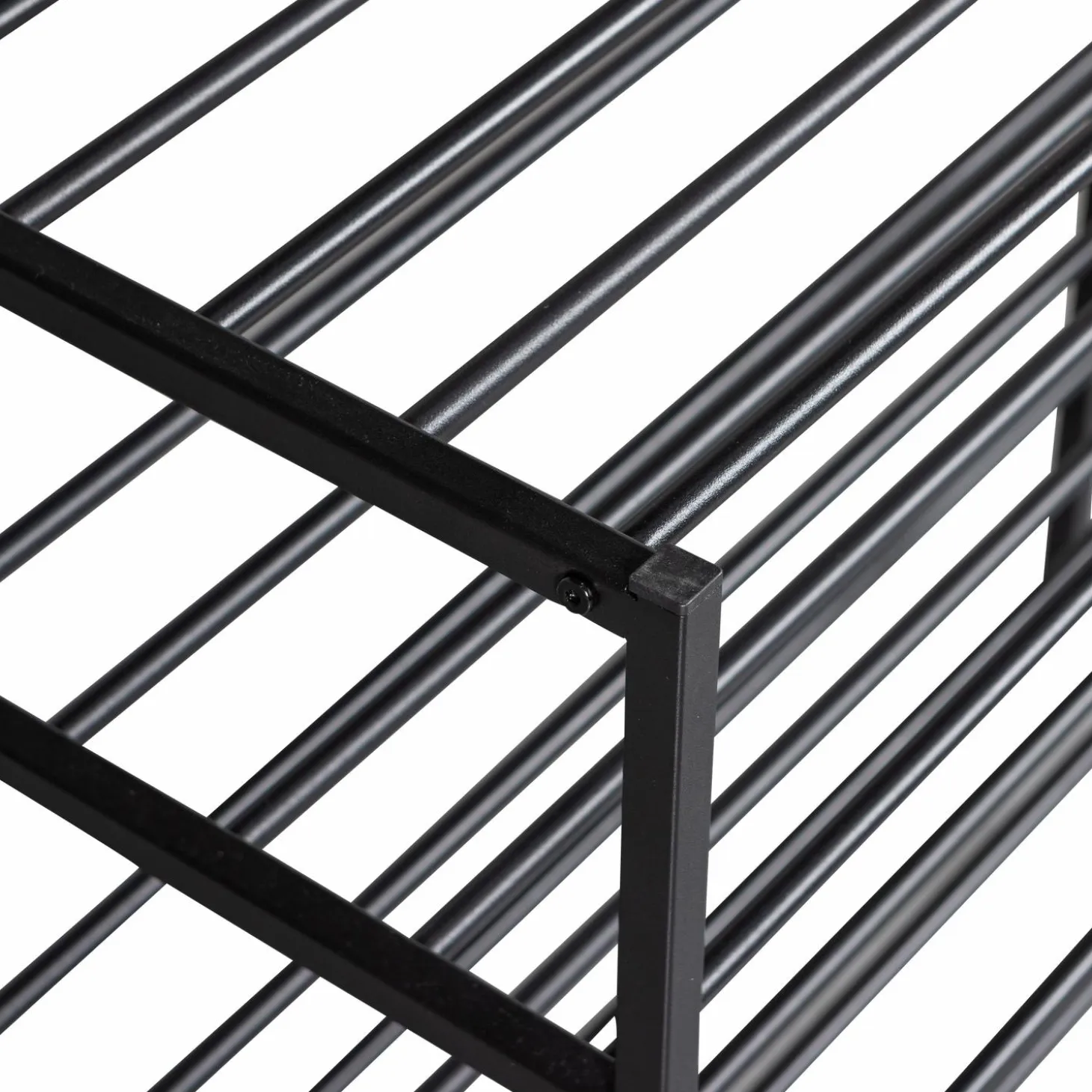 Schoenenrek Ferro Stapel van 4 stuks kleur Zwart - Loft24.nl