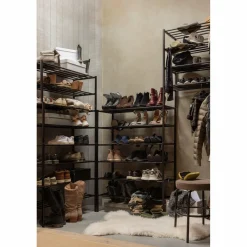 Schoenenrek Ferro Stapel van 3 stuks kleur Zwart - Loft24.nl