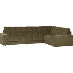 Second date hoekbank rechts vintage groen - Loft24.nl
