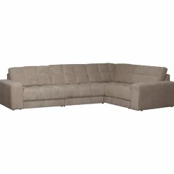 Second date hoekbank rechts grove ribstof mud - Loft24.nl