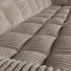 Second date hoekbank rechts grove ribstof mud - Loft24.nl