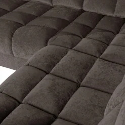 Second date hoekbank rechts vintage warm grijs - Loft24.nl