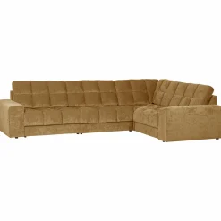 Second date hoekbank rechts vintage goud - Loft24.nl