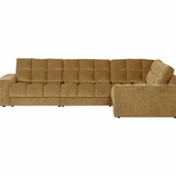 Second date hoekbank rechts vintage goud - Loft24.nl