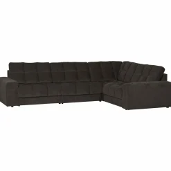 Second date hoekbank rechts vintage antraciet - Loft24.nl