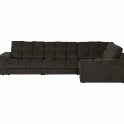 Second date hoekbank rechts vintage antraciet - Loft24.nl