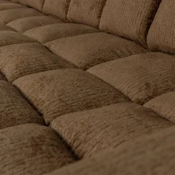 Second date Loungebank links structure velvet brass - Loft24.nl