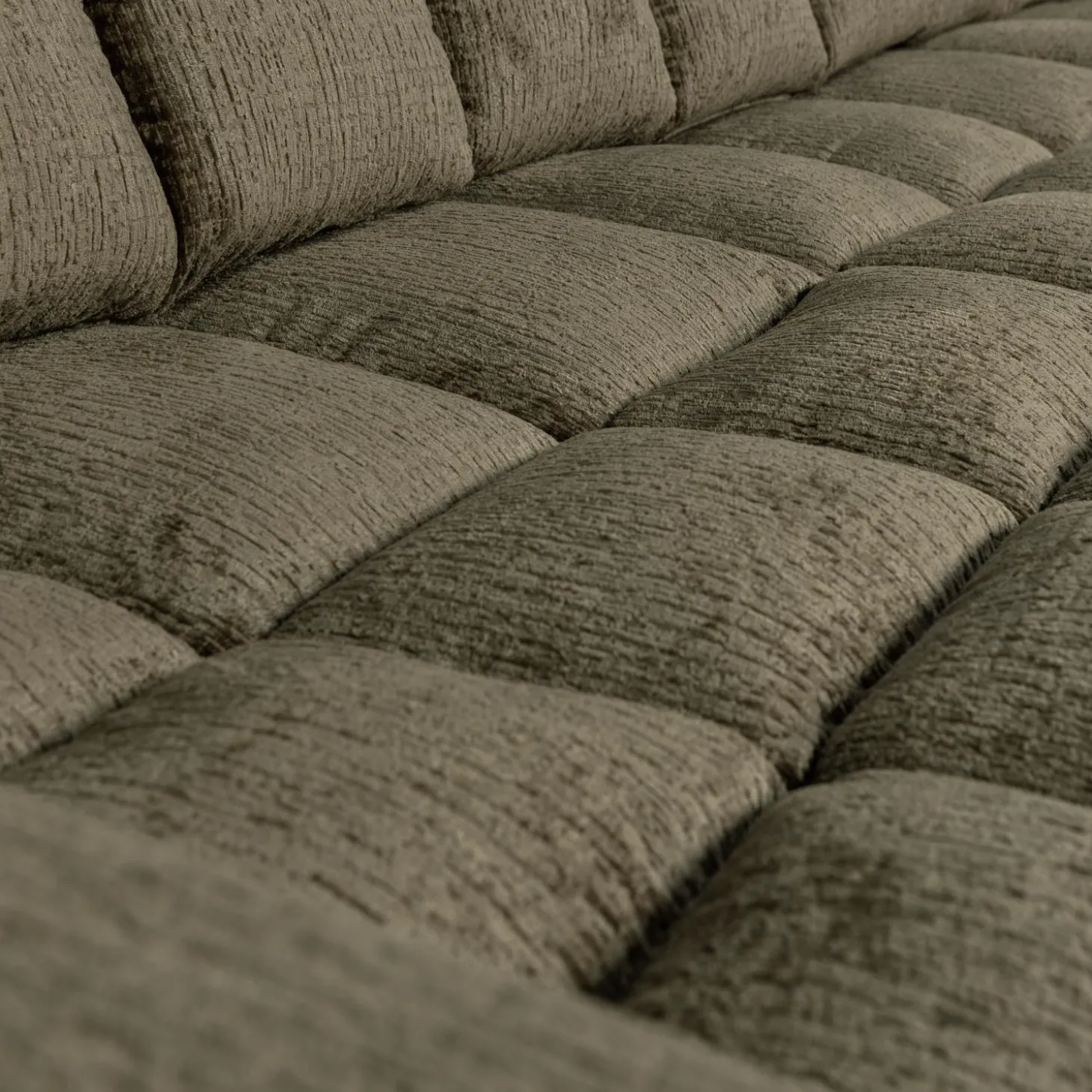 Second date Loungebank rechts structure velvet bonsai - Loft24.nl