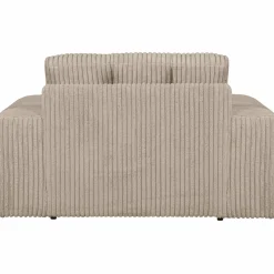Second Date loveseat Grove ribstof 136 x 101 cm - Travertin - Loft24.nl