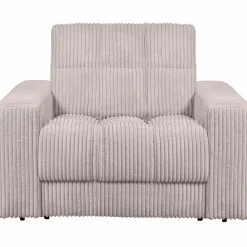 Second Date loveseat Grove ribstof 103 x 99 cm - Naturel - Loft24.nl