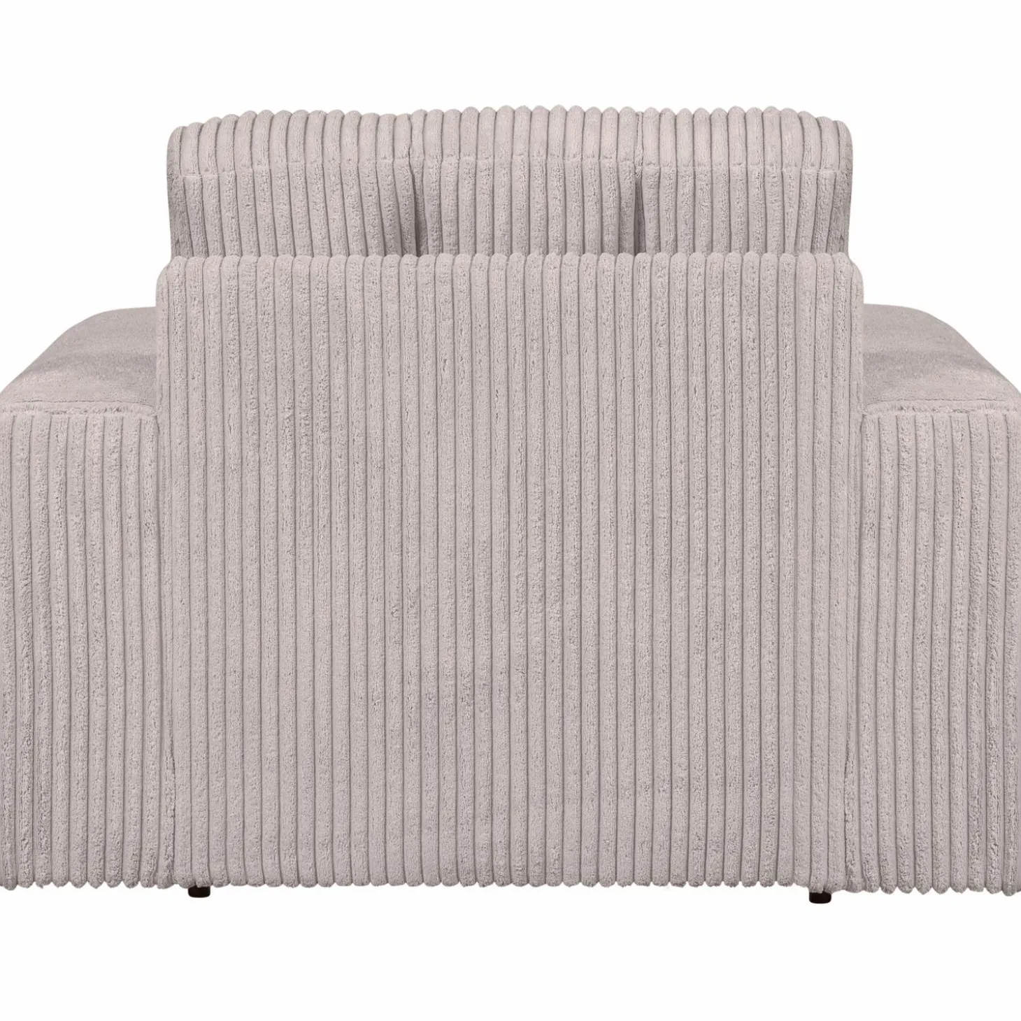 Second Date loveseat Grove ribstof 103 x 99 cm - Naturel - Loft24.nl