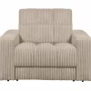 Second Date loveseat Grove ribstof 103 x 99 cm - Travertin - Loft24.nl