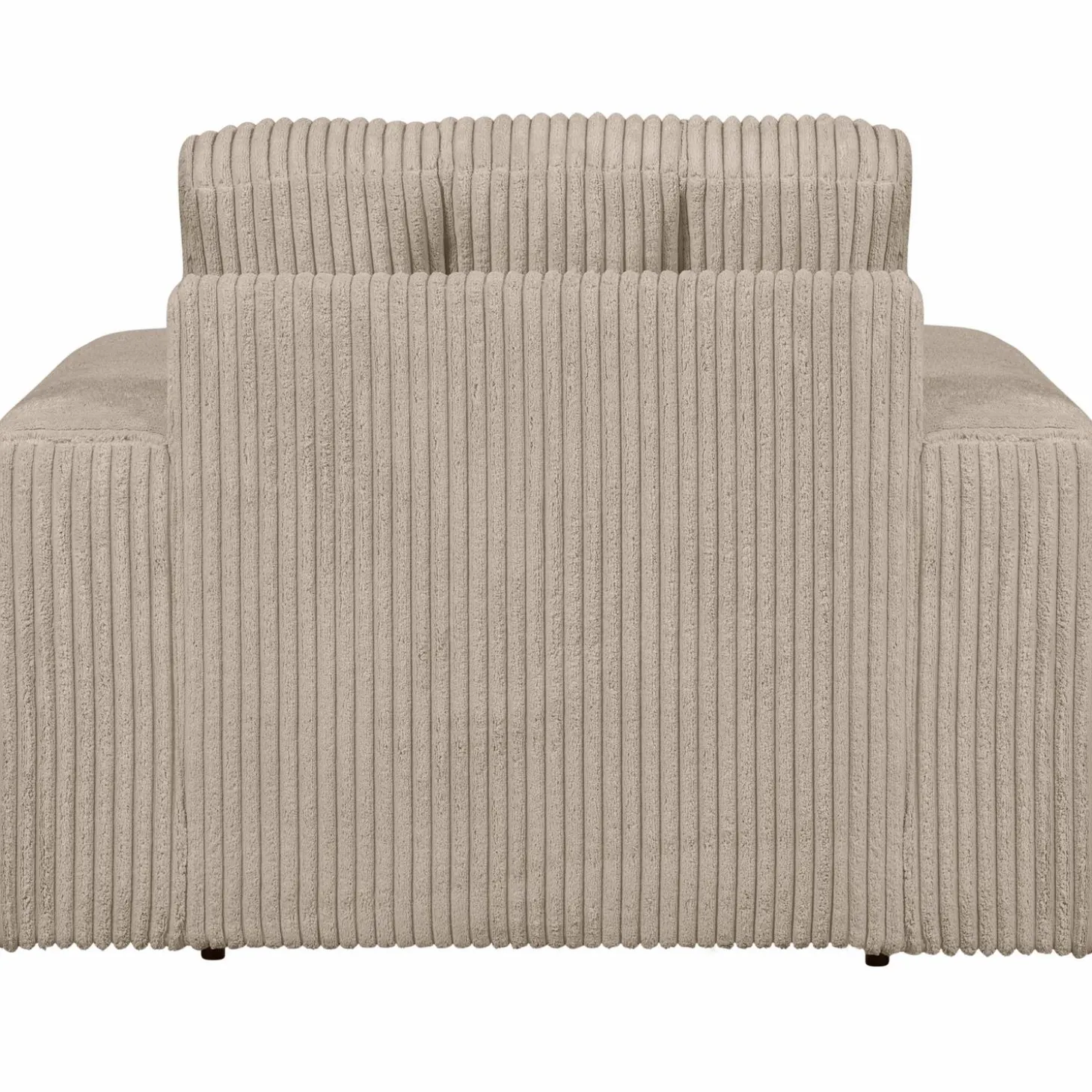 Second Date loveseat Grove ribstof 103 x 99 cm - Travertin - Loft24.nl