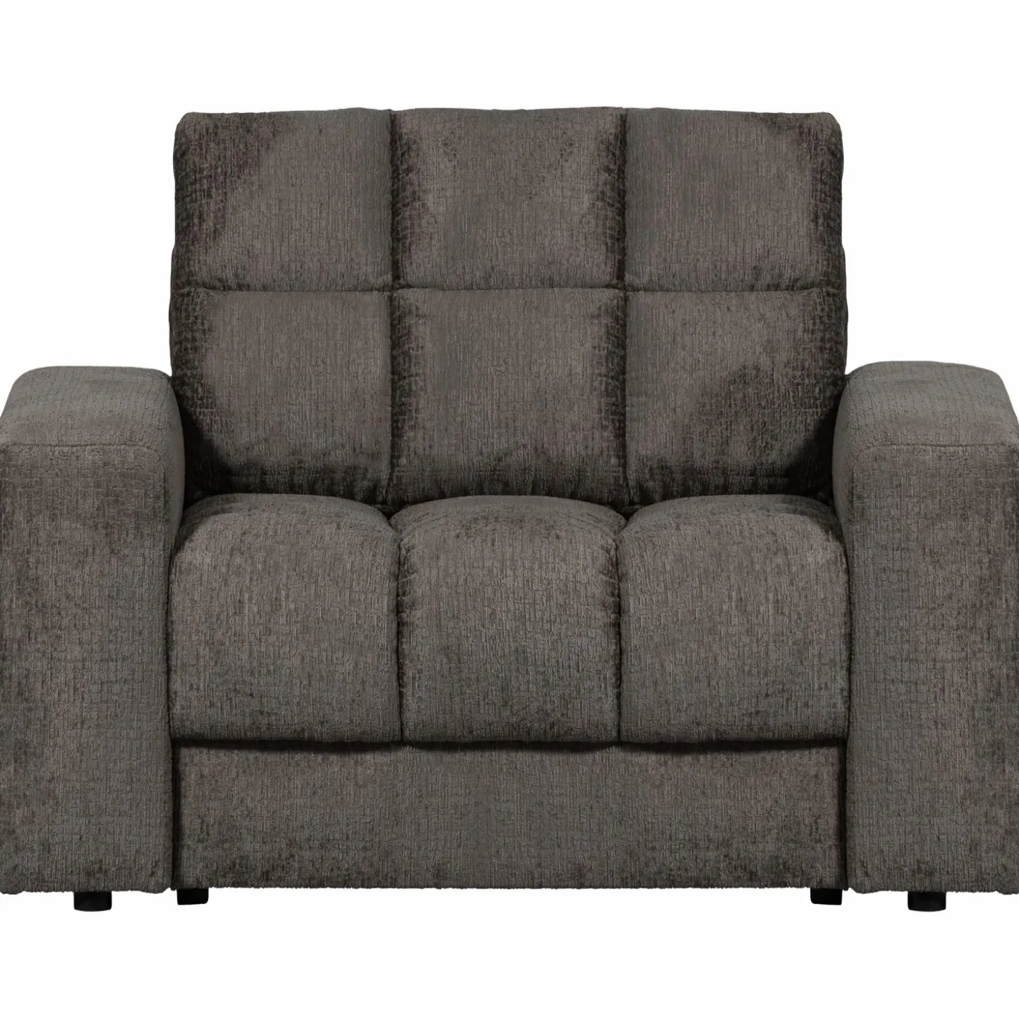 Second Date loveseat structure velvet 103 x 99 cm - Mountain - Loft24.nl