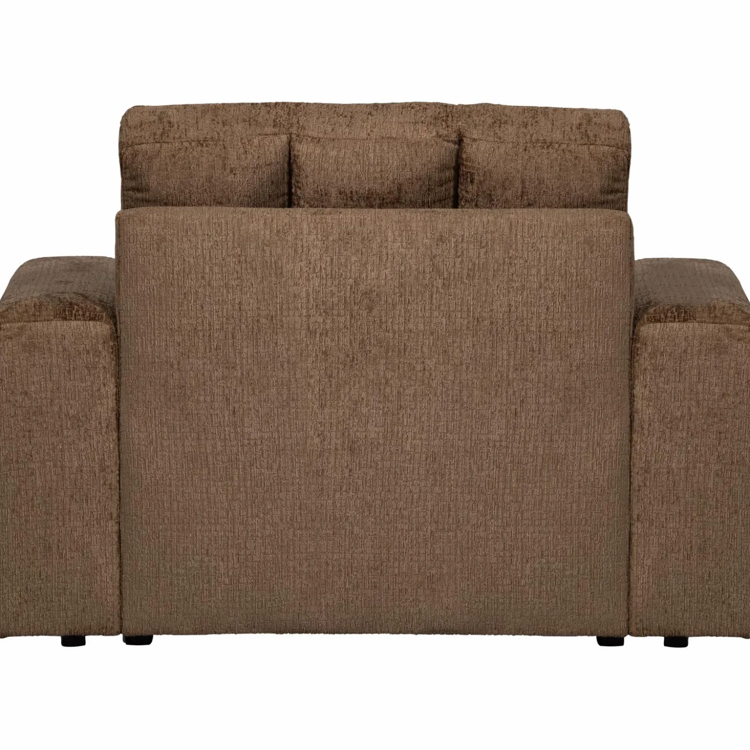 Second Date loveseat structure velvet 103 x 99 cm - Brass - Loft24.nl