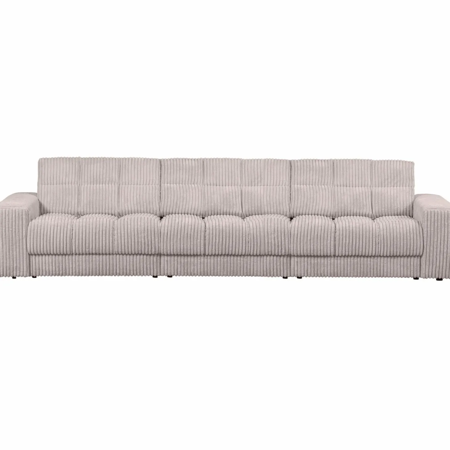 Second date 3-zits bank grove ribstof naturel - Loft24.nl