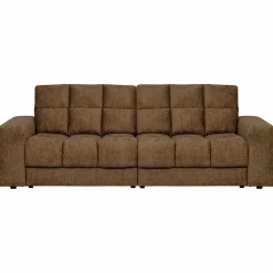 Second date 2-zits bank structure velvet brass - Loft24.nl