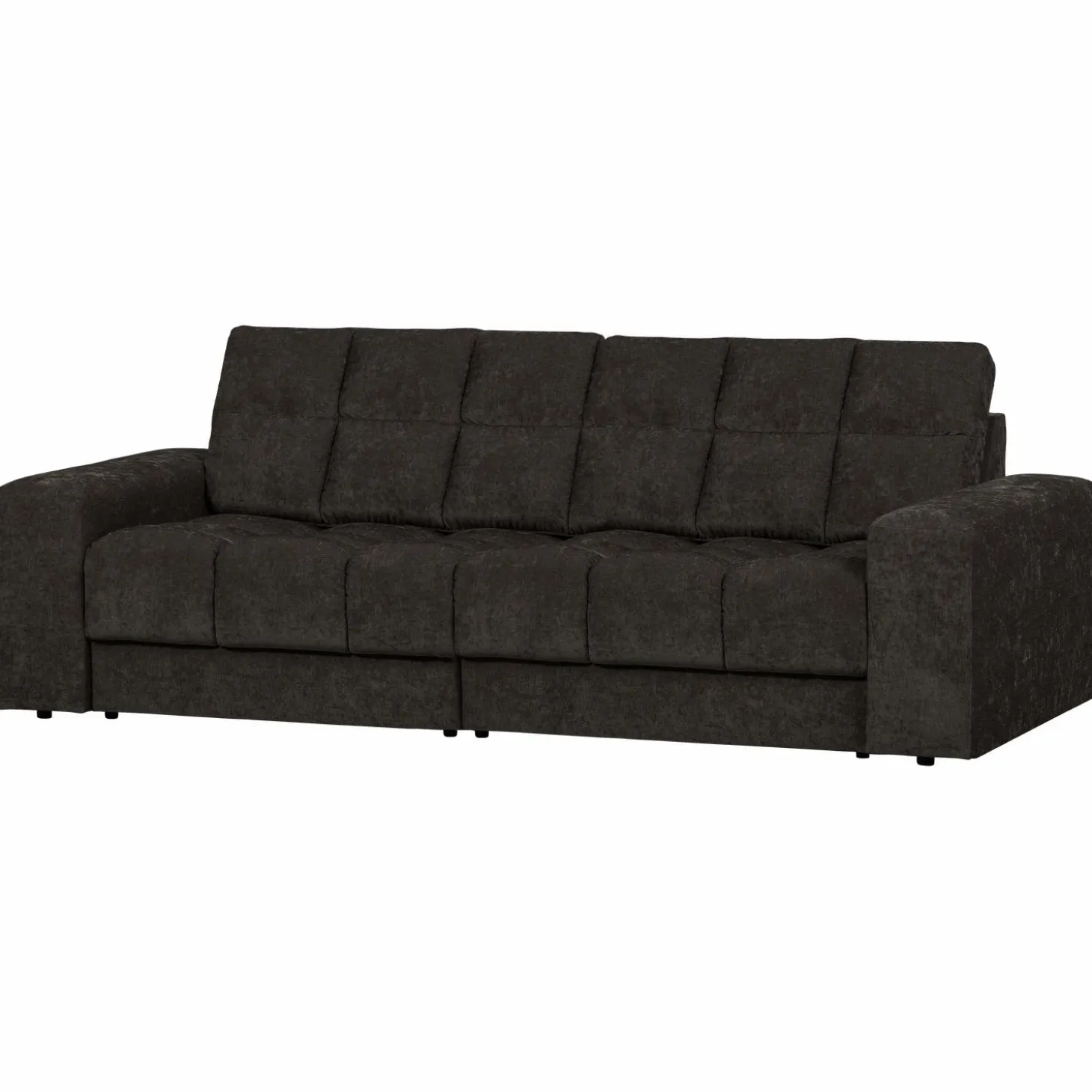 Second date 2-zits bank vintage antraciet - Loft24.nl