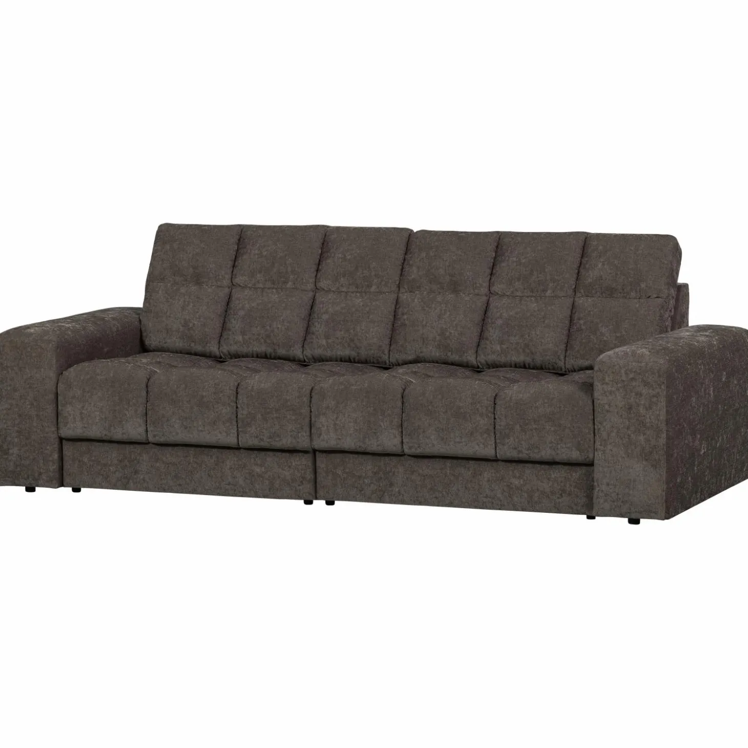 Second date 2-zits bank vintage warm grijs - Loft24.nl