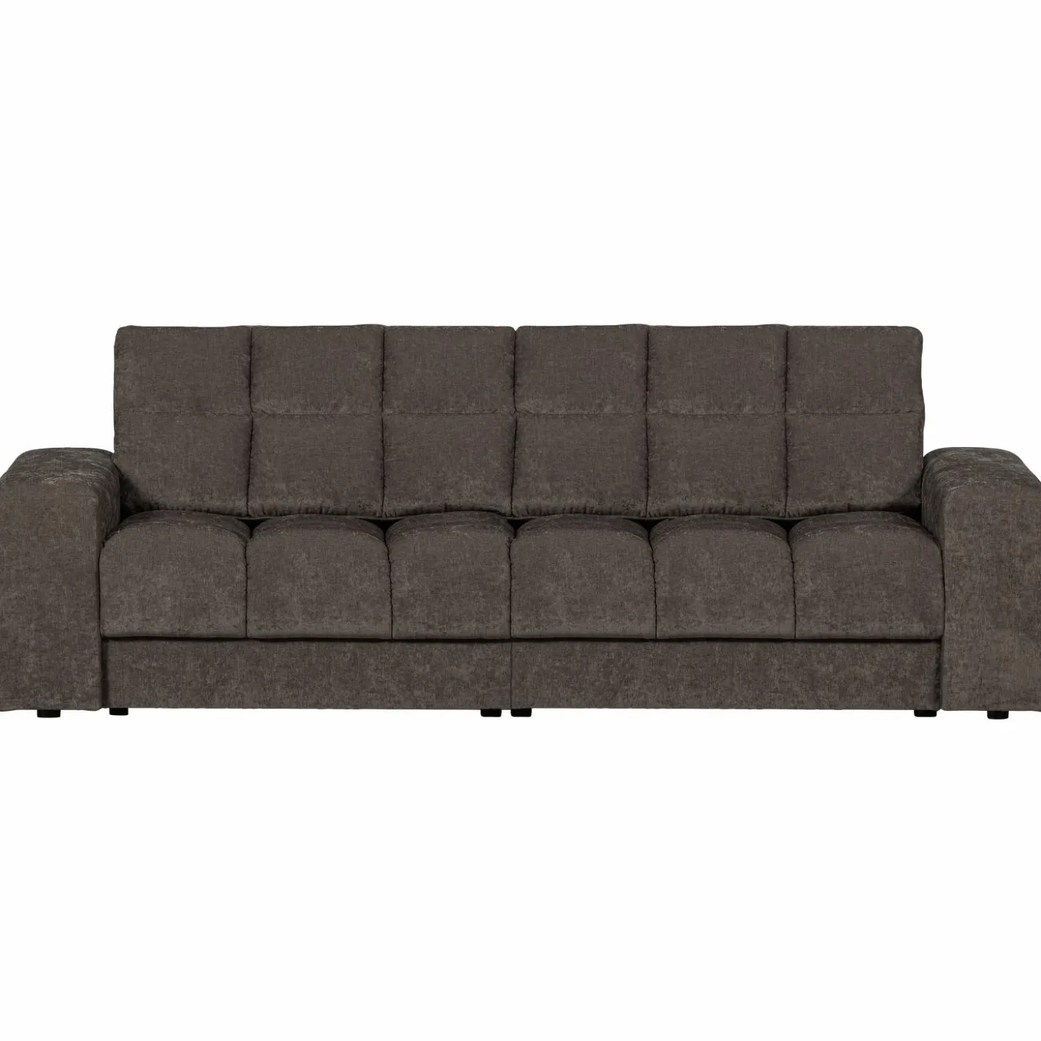 Second date 2-zits bank vintage warm grijs - Loft24.nl