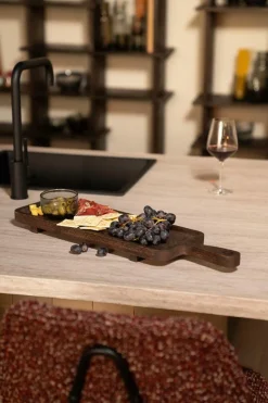 Serveerplank Plancha Mangohout 60 cm - Bruin - Loft24.nl