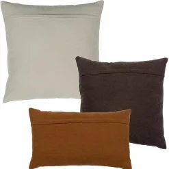 Set v 3 - isai kussens bruin - Loft24.nl
