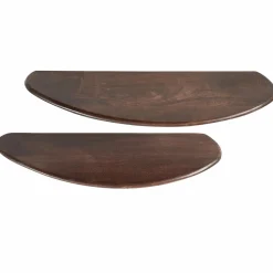 Set v 2 - layer wandplanken mango hout walnoot - Loft24.nl