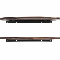 Set v 2 - layer wandplanken mango hout walnoot - Loft24.nl