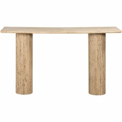 Sidetable Hampton Travertin 140 cm - Zand - Loft24.nl