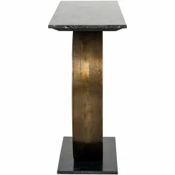Sidetable Luna Marmer 140 cm - Goud - Loft24.nl