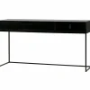 Sidetable Silas 140cm Zwart - Loft24.nl