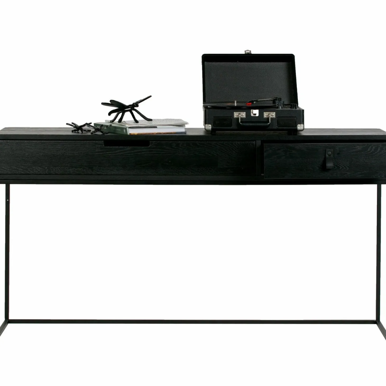 Sidetable Silas 140cm Zwart - Loft24.nl