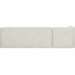 Sloping hoekbank links pearl melange - Loft24.nl