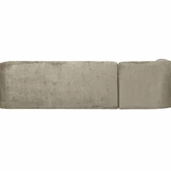 Sloping hoekbank links structure velvet wheatfield - Loft24.nl