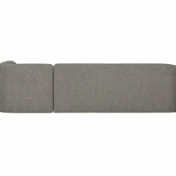 Sloping hoekbank rechts grijs melange - Loft24.nl