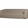 Sloping 3-zits bank lichtbruin melange - Loft24.nl