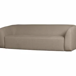 Sloping 3-zits bank lichtbruin melange - Loft24.nl