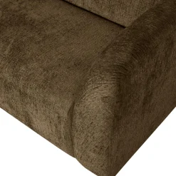 Sloping 3-zits bank structure velvet brass - Loft24.nl