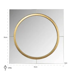 Spiegel Briana 51 x 51cm - Loft24.nl