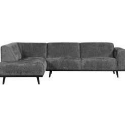 Statement hoekbank links structure velvet mountain - Loft24.nl