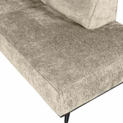 Statement hoekbank rechts structure velvet wheatfield - Loft24.nl