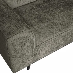 Statement hoekbank rechts structure velvet frost - Loft24.nl