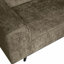 Statement hoekbank rechts structure velvet bonsai - Loft24.nl