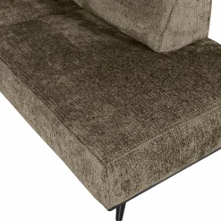 Statement hoekbank rechts structure velvet bonsai - Loft24.nl