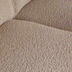 Statement hoekbank rechts boucle beige - Loft24.nl