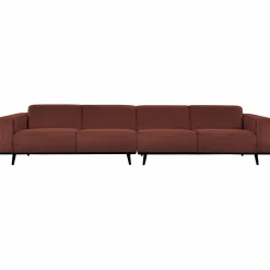 Statement xl 4-zits bank 372 cm boucle chestnut - Loft24.nl