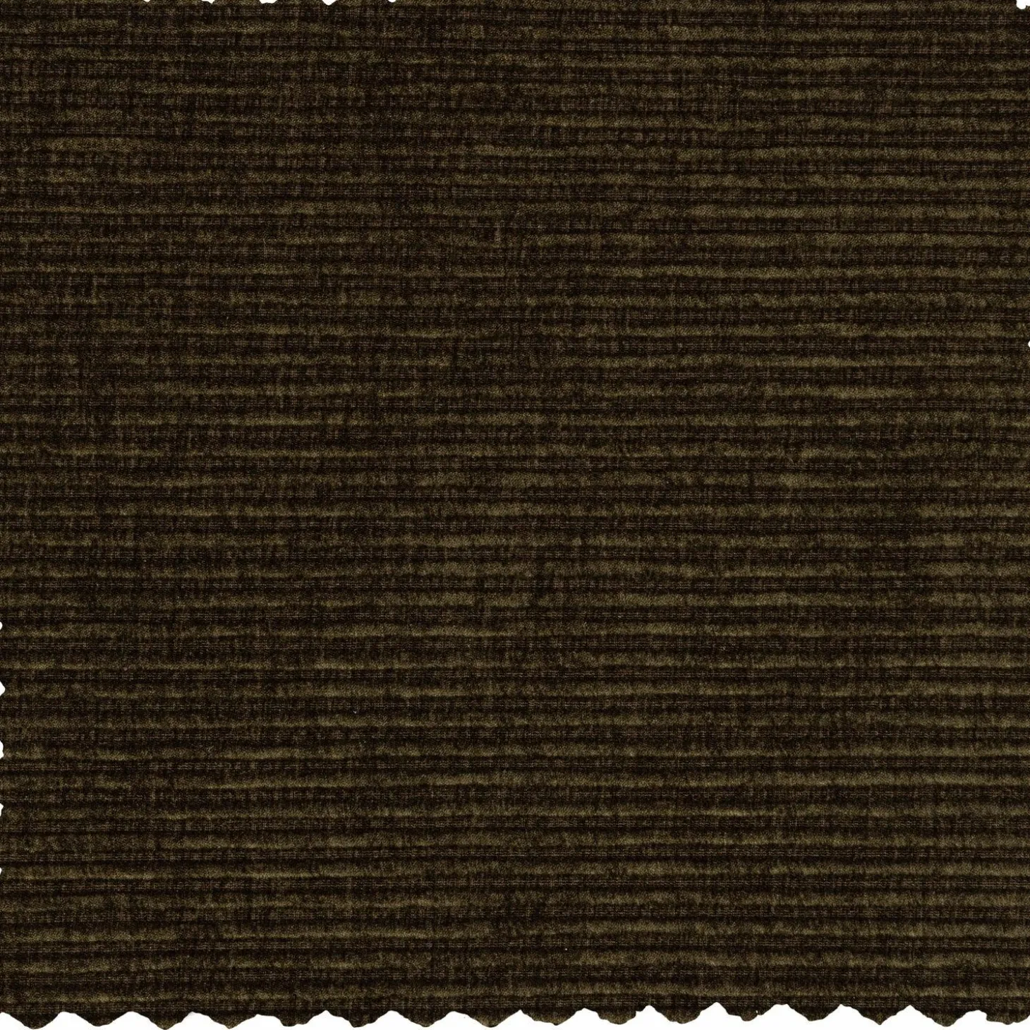 Statement 4-zits bank 280 cm platte brede rib warm groen - Loft24.nl